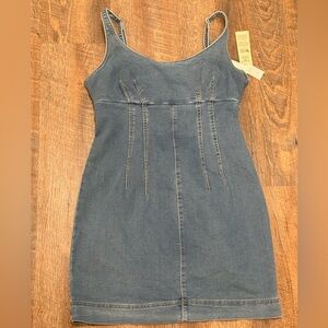 No boundaries denim dress